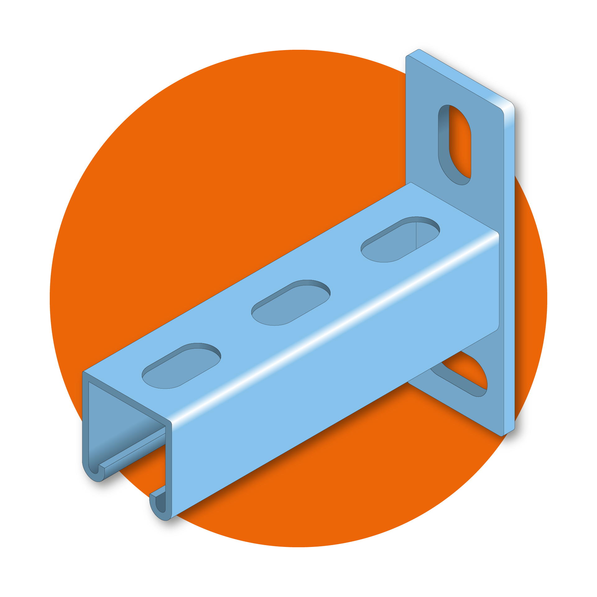 Draagarm Strut_Icoon_ORANJE